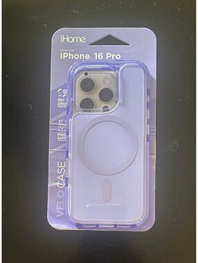 iHome Case for iPhone 16 Pro Purple